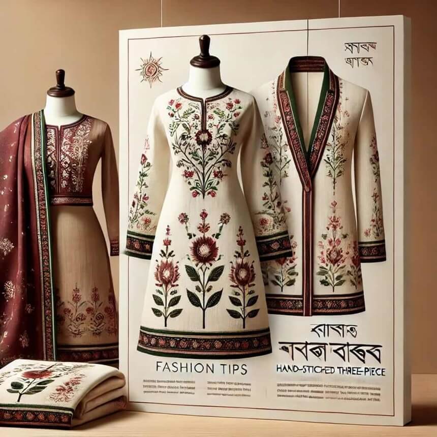 সুই সুতার কাজ করা জামার রঙ কতদিন ভালো থাকবে